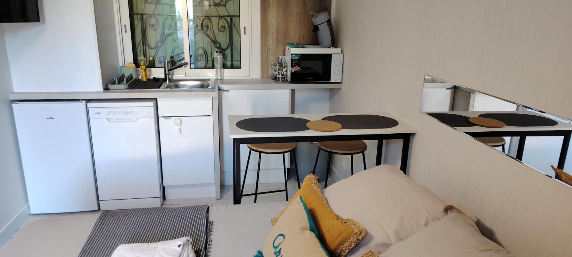 Studio Cosy Balneo Avec Jardin Le Barcares Ngoại thất bức ảnh